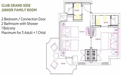 Junior family 2 bedroom