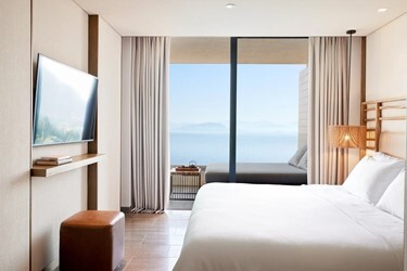 Suite 1 Bedroom with Ionian Sea View