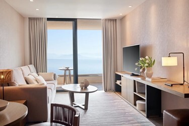 Suite 1 Bedroom with Ionian Sea View