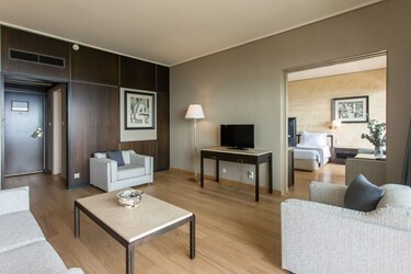 Suite 1 Bedroom with Sea View