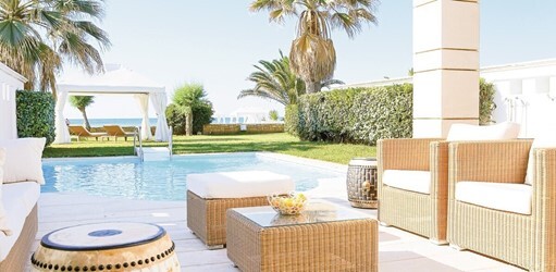 Family Bungalow Suite Sea Front Private Pool