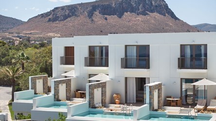 Amirandes Creta Villa With Courtyard, Sea View & Private Pool