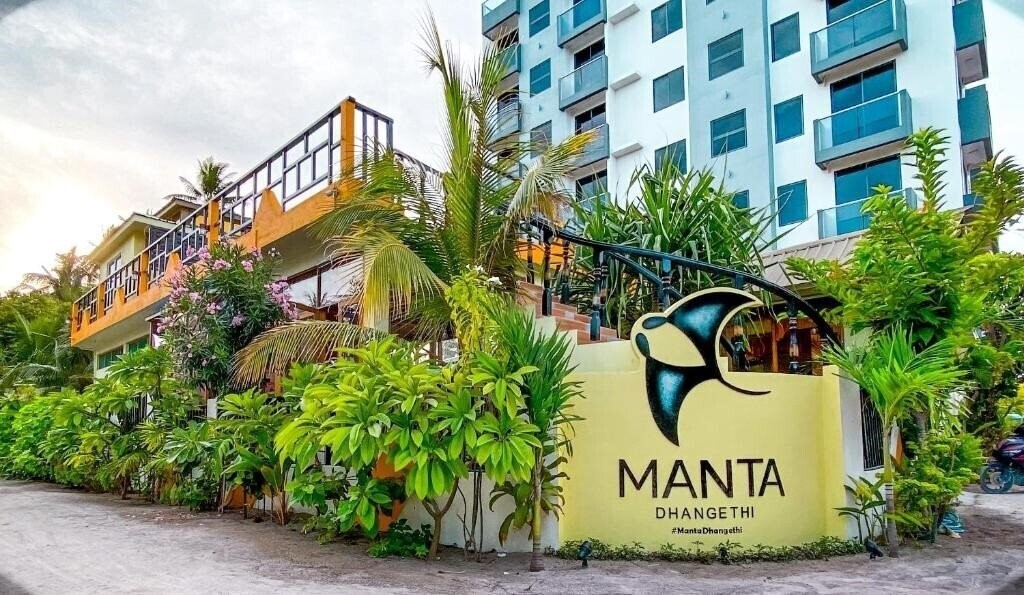 Готель Manta Dhangethi Guest House коттедж