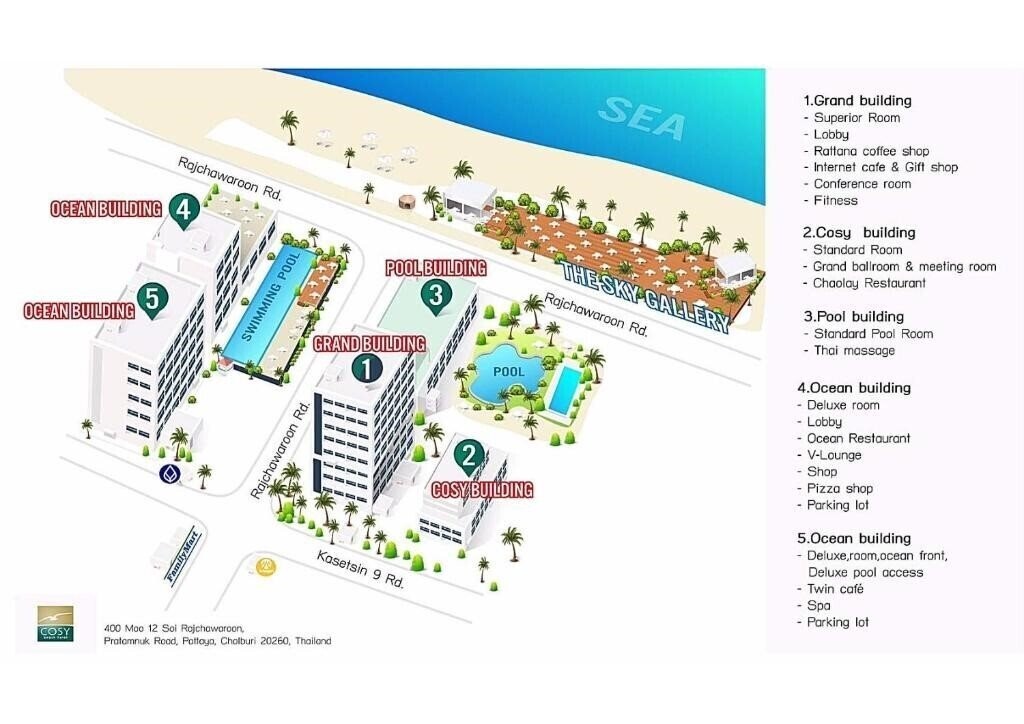 Zdjęcia Cosy Beach Hotel Ocean Wing 4*